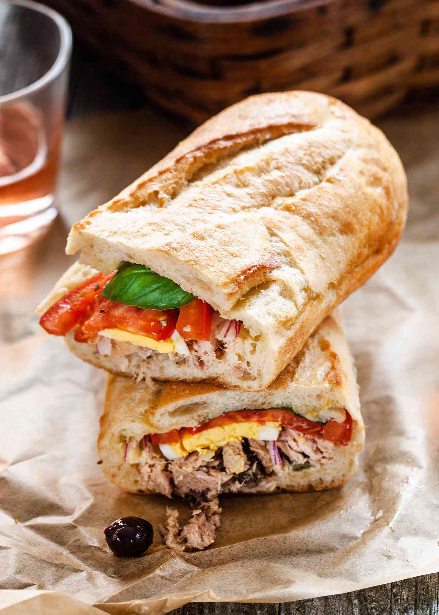 Nicoise tuna fish sandwich recipes