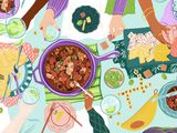 dinner party table