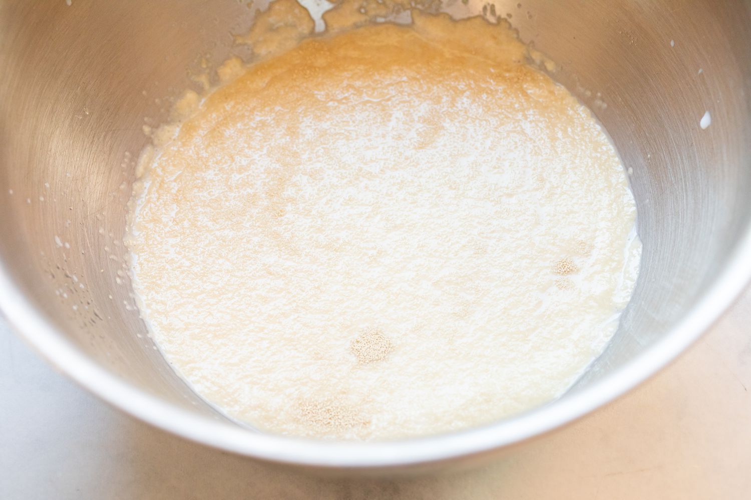 Yeasting Blooming in a Bowl for Breadsticks Recipe