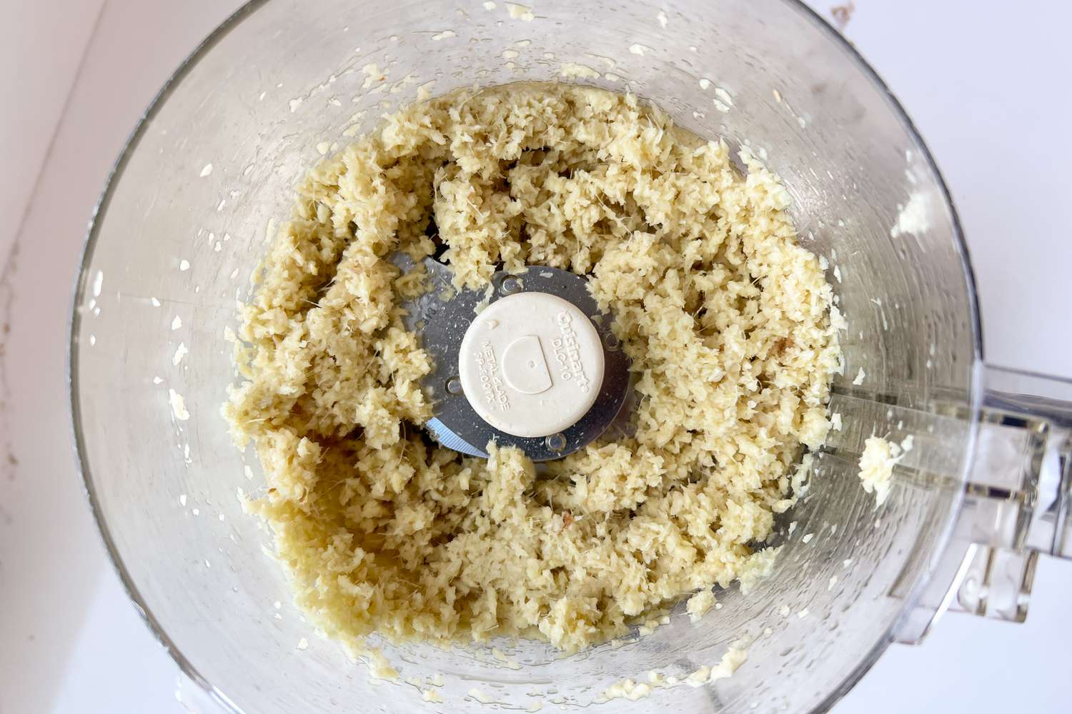 ground ginger in a food processor