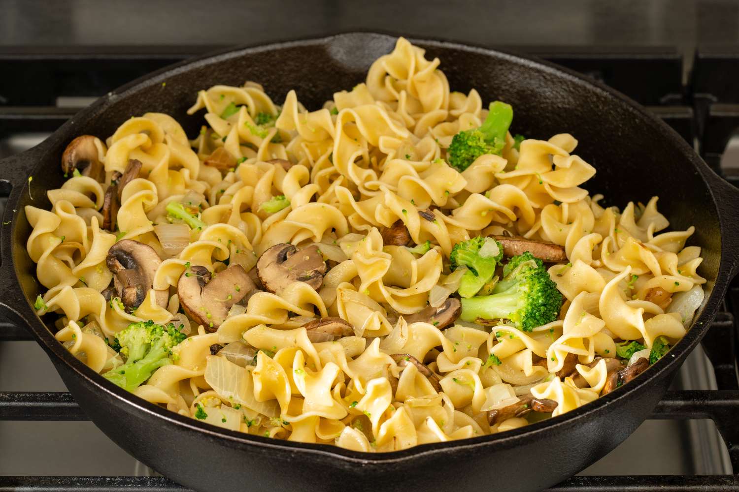 Tuna Noodle Casserole before baking