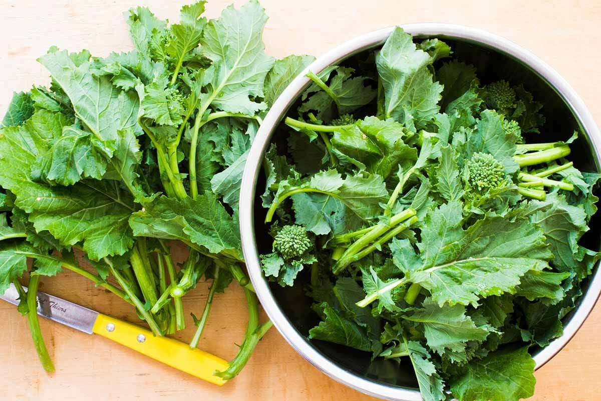 Rapini with White Beans and Lemon