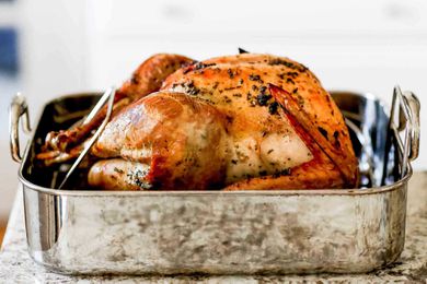 Best ever dry brined turkey after roasting