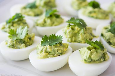Guacamole Deviled Eggs