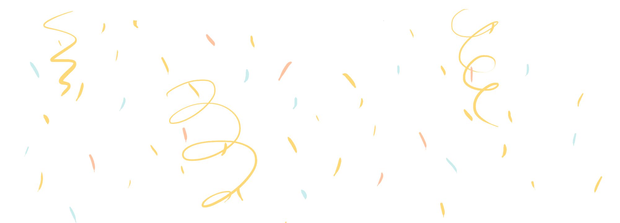 Celebratory design.
