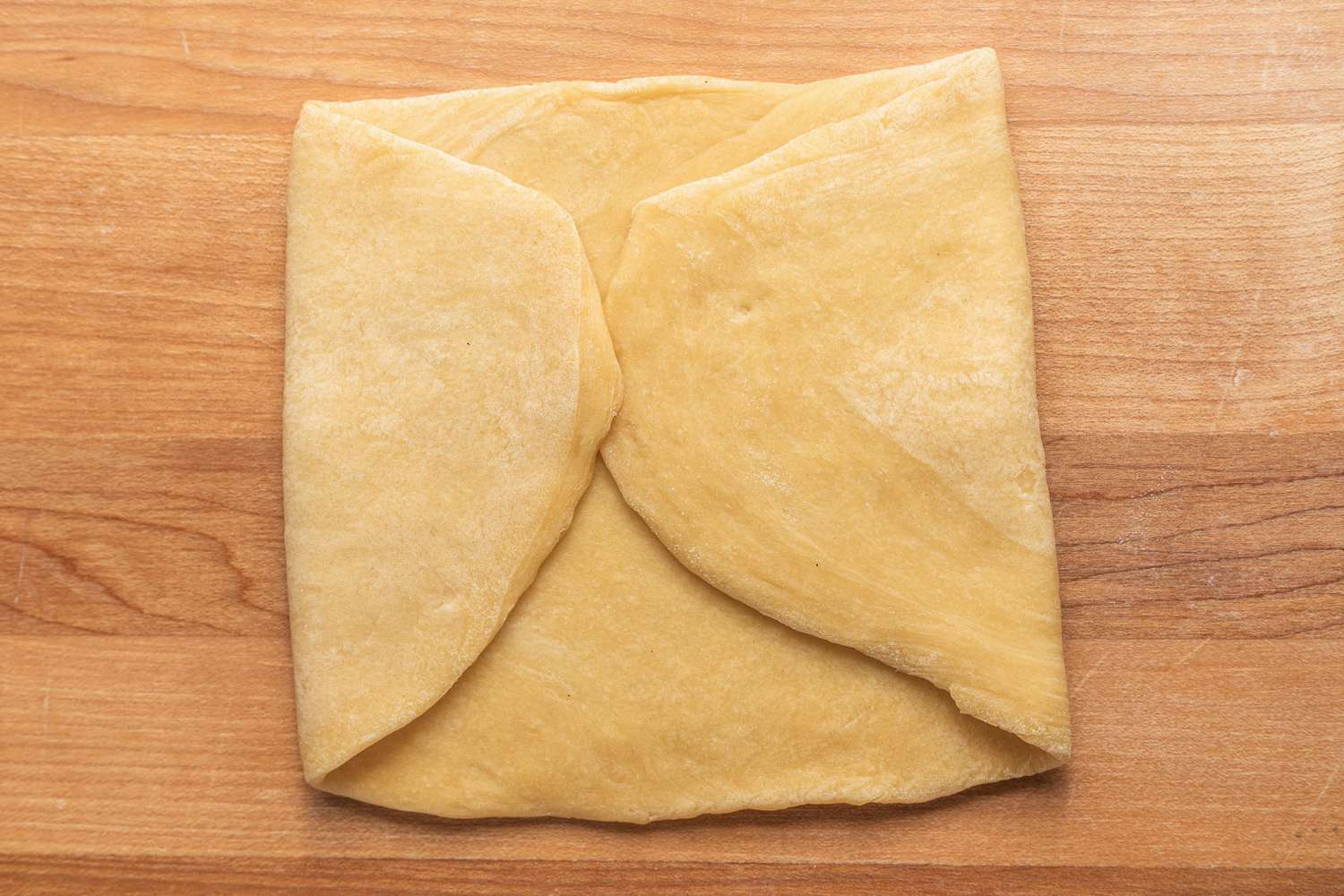 Dough Folded Like an Envelope