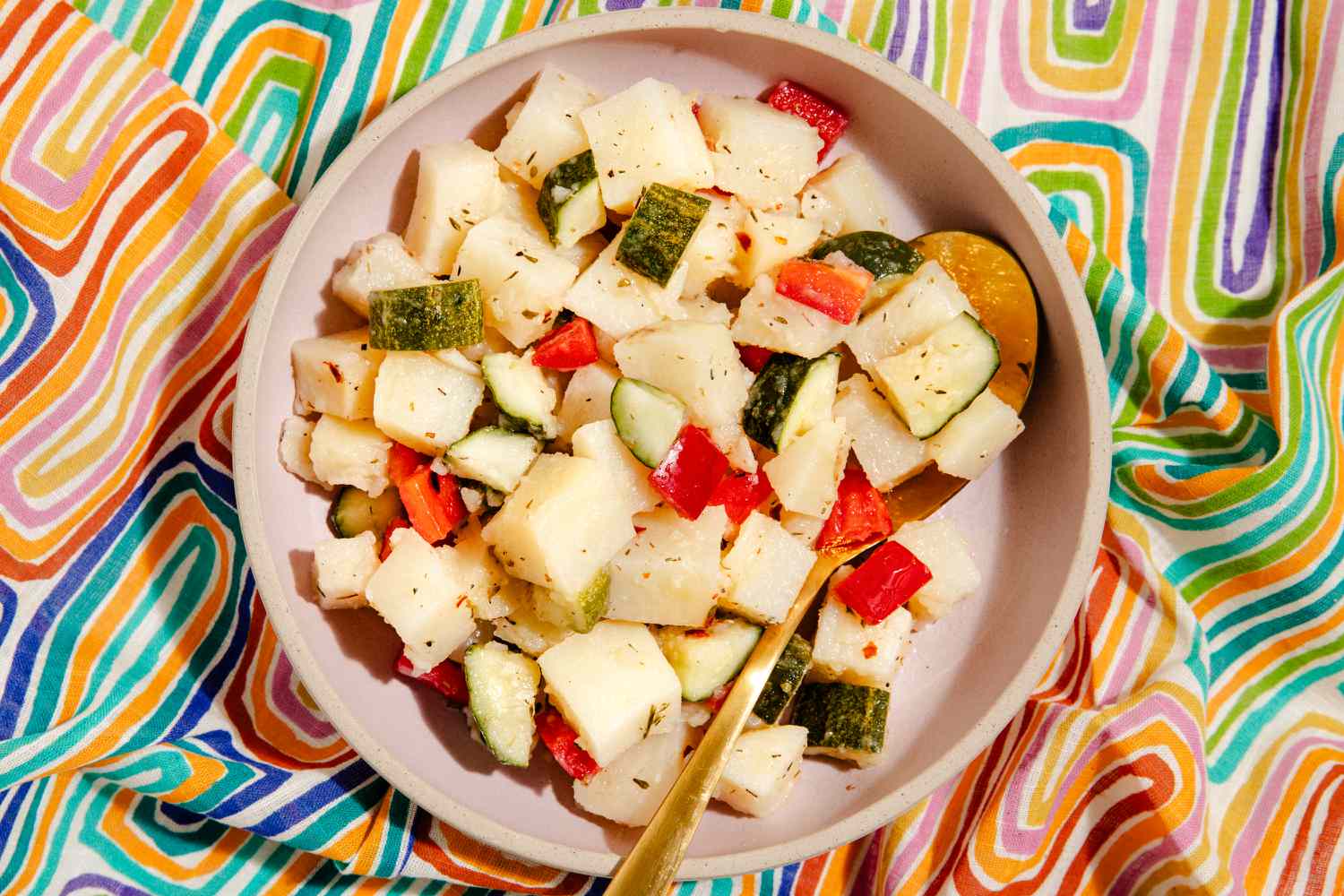 bowl of Carla Hall's pototo salad
