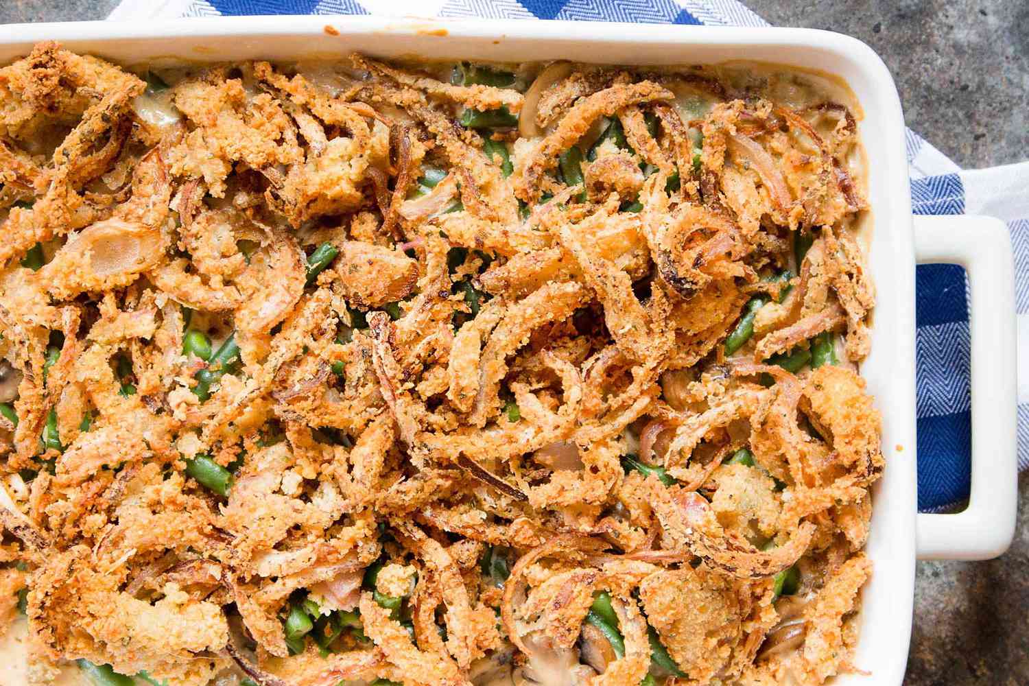 green bean casserole made from scratch