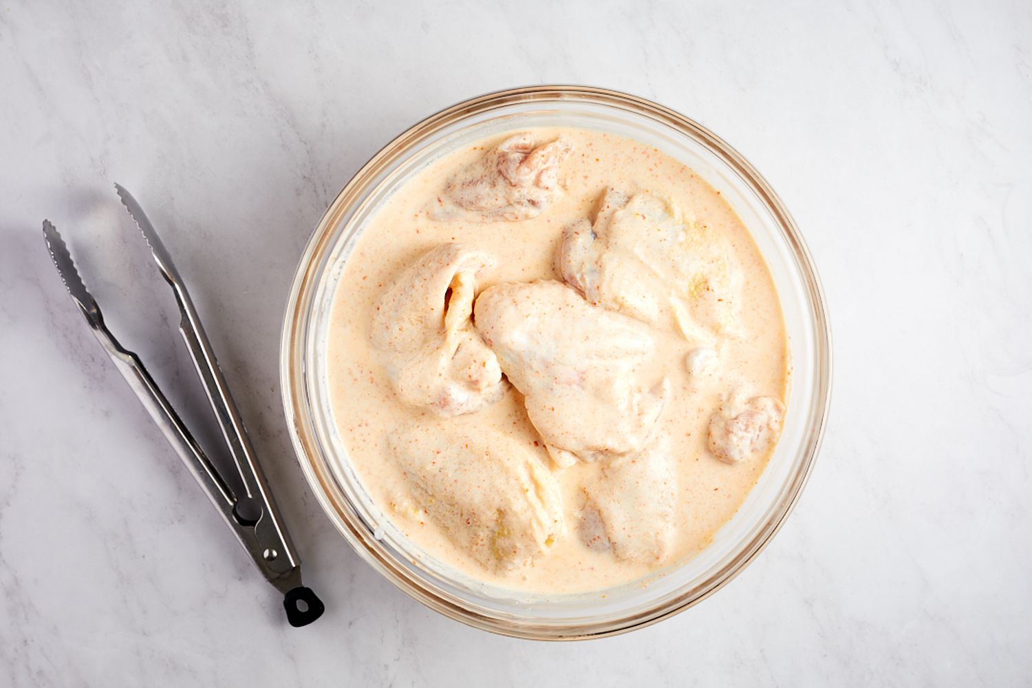 Marinated chicken for piri piri fried chicken recipe
