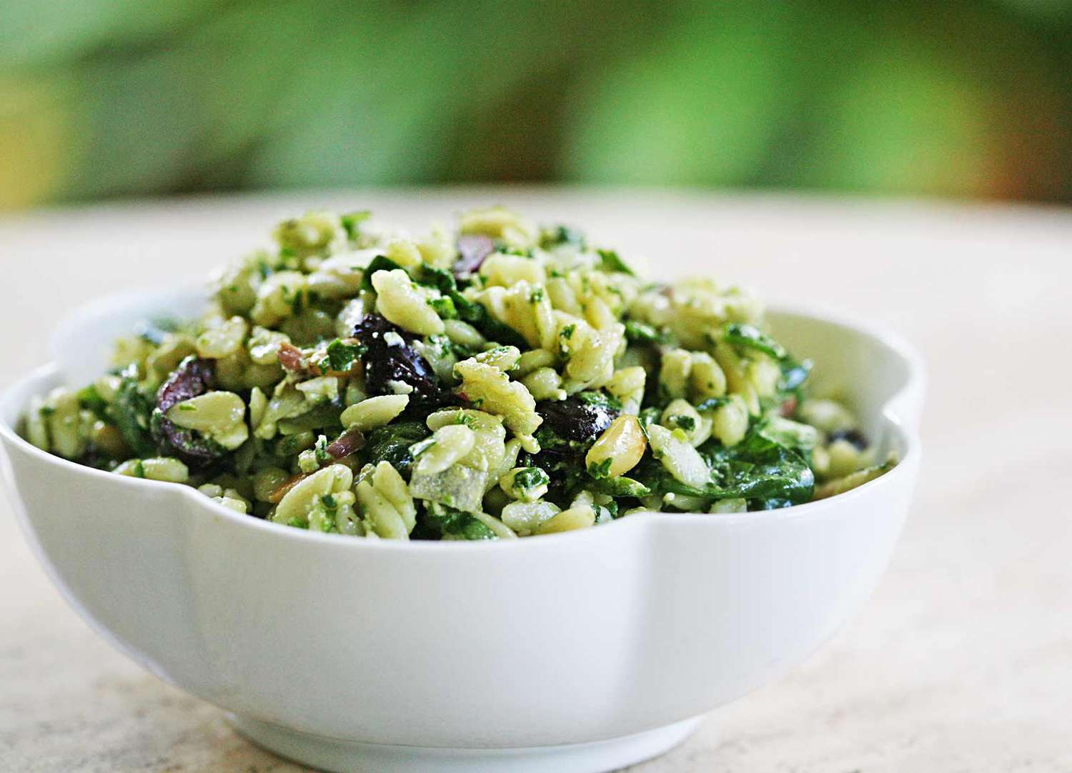 Spinach Orzo Salad