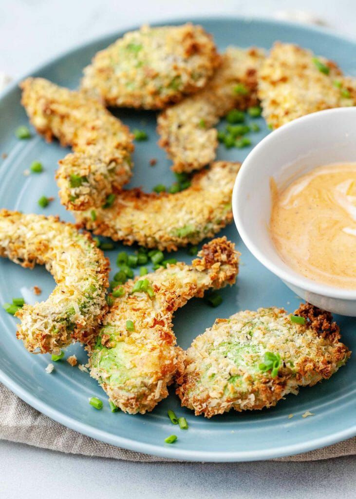 Air fryer avocado slices