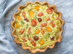 Tomato quiche