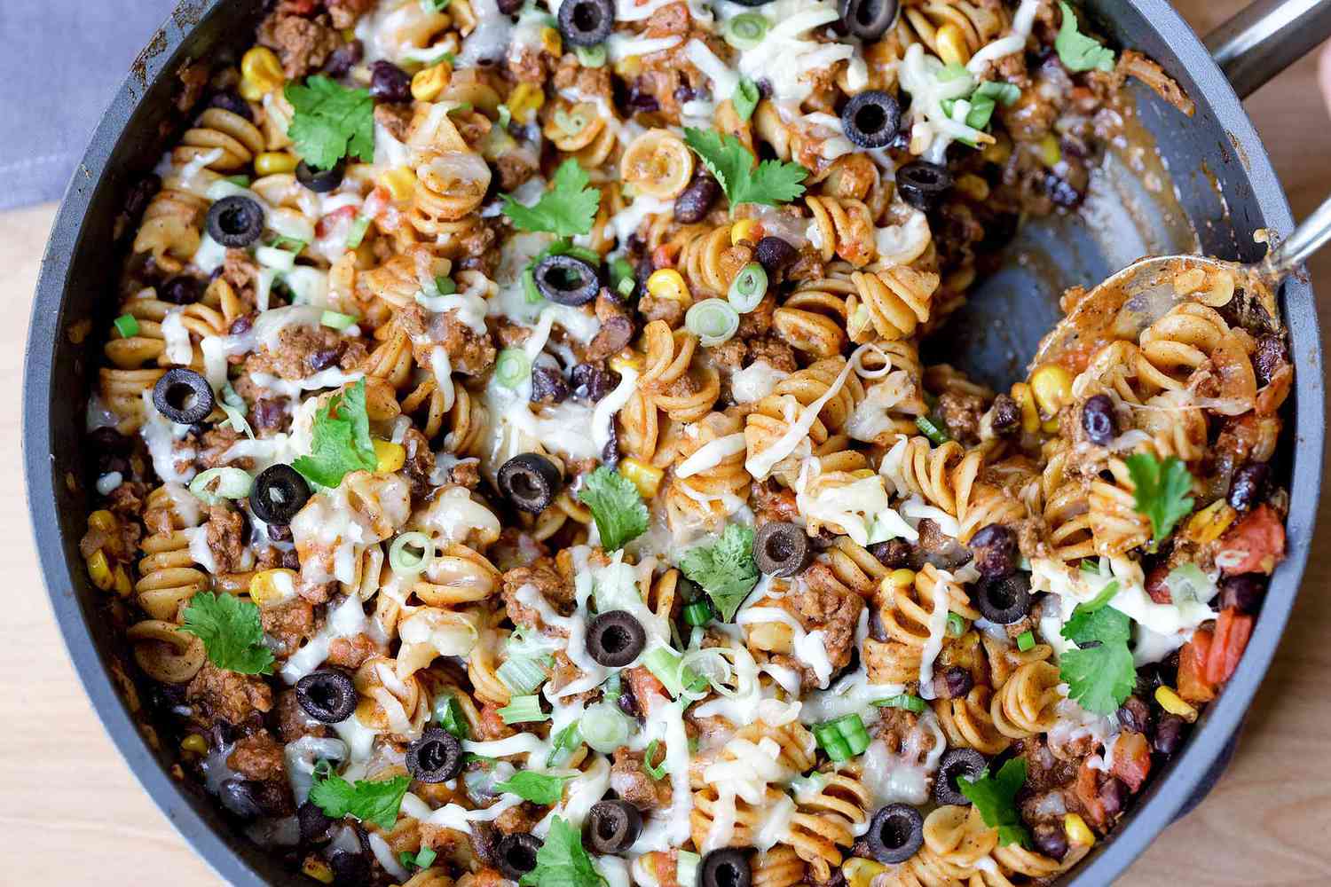 Taco Pasta Skillet Recipe