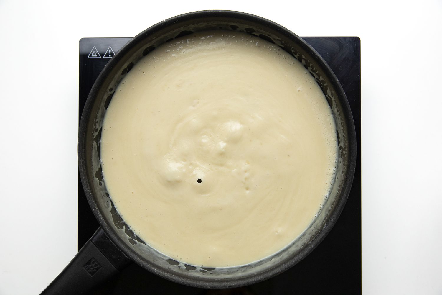 Topping Simmering on an Induction Stove
