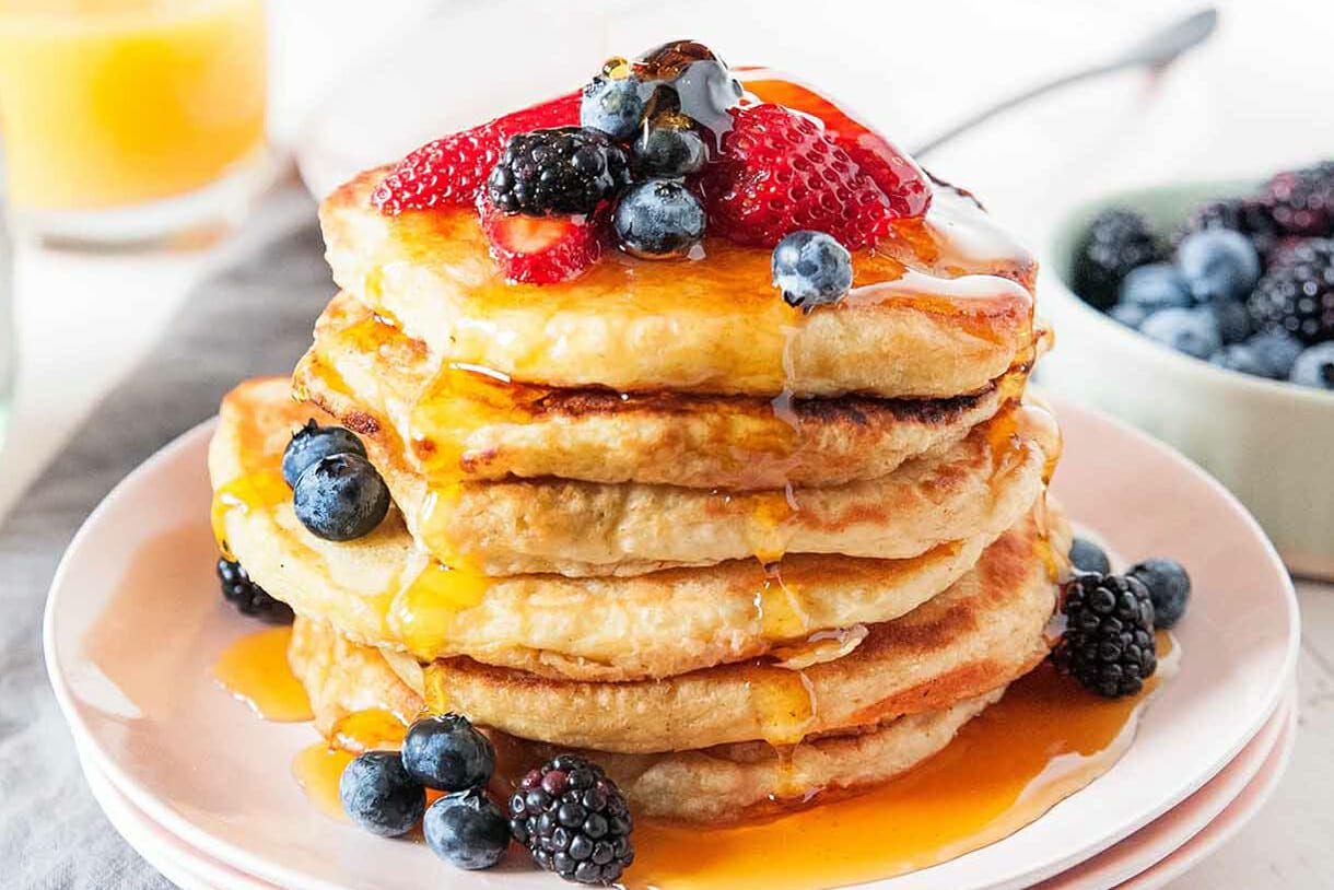 Pancakes Using Homemade Pancake Mix