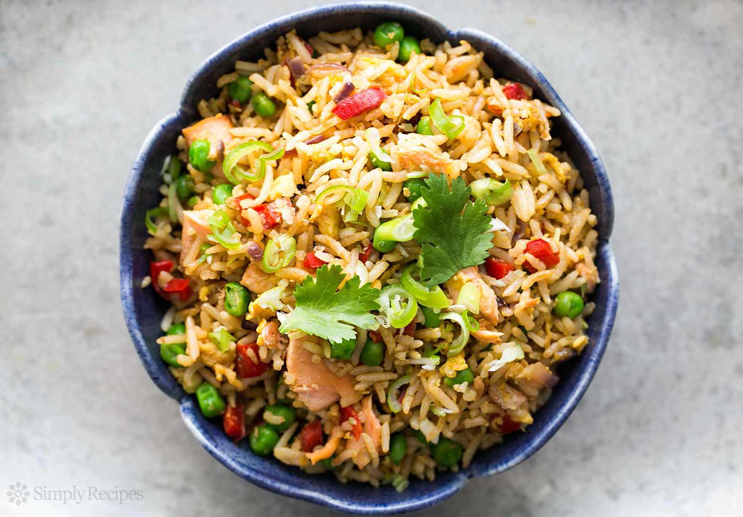 Salmon fried rice