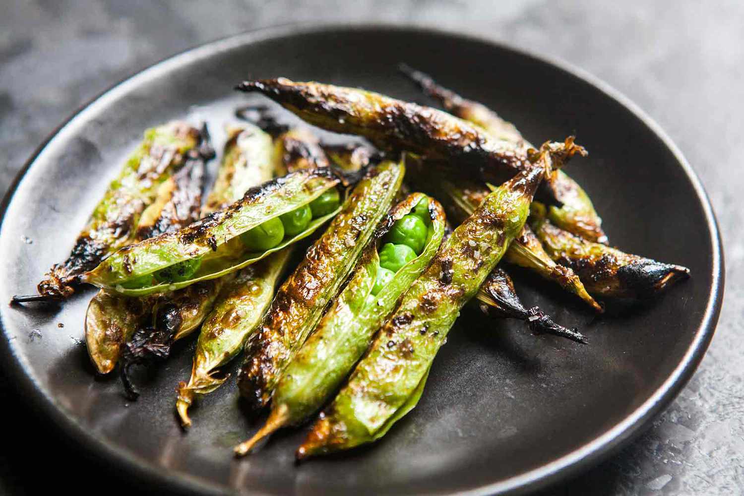 Grilled English Peas