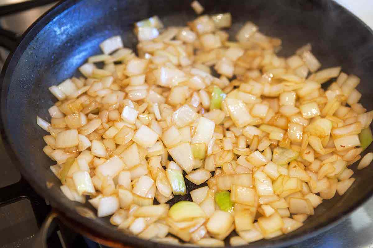 Cashew Chicken Stir Fry brown the onions 
