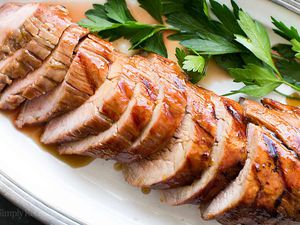 Grilled Pork Tenderloin with Orange Marmalade Glaze