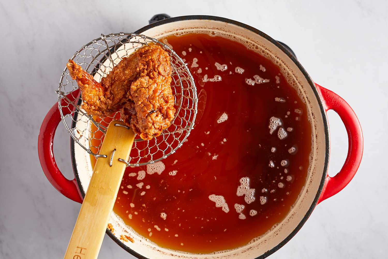 Frying chicken