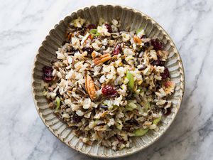 Wild Rice Cranberry Pecan Salad