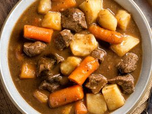 Bowl of beef stew