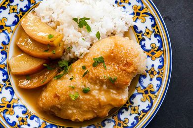 Chicken Apples Honey Mustard