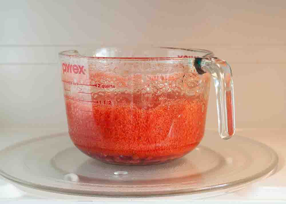 10 minute Microwave jam