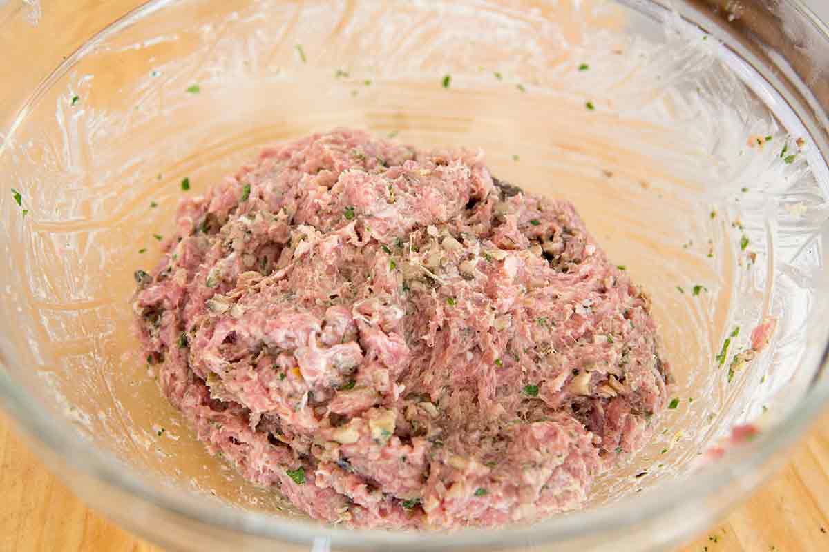 make turkey meatball mixture