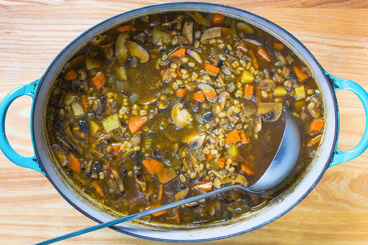 Mushroom Barley Soup