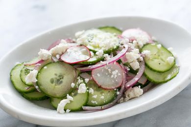 Cucumber Mint Feta Salad