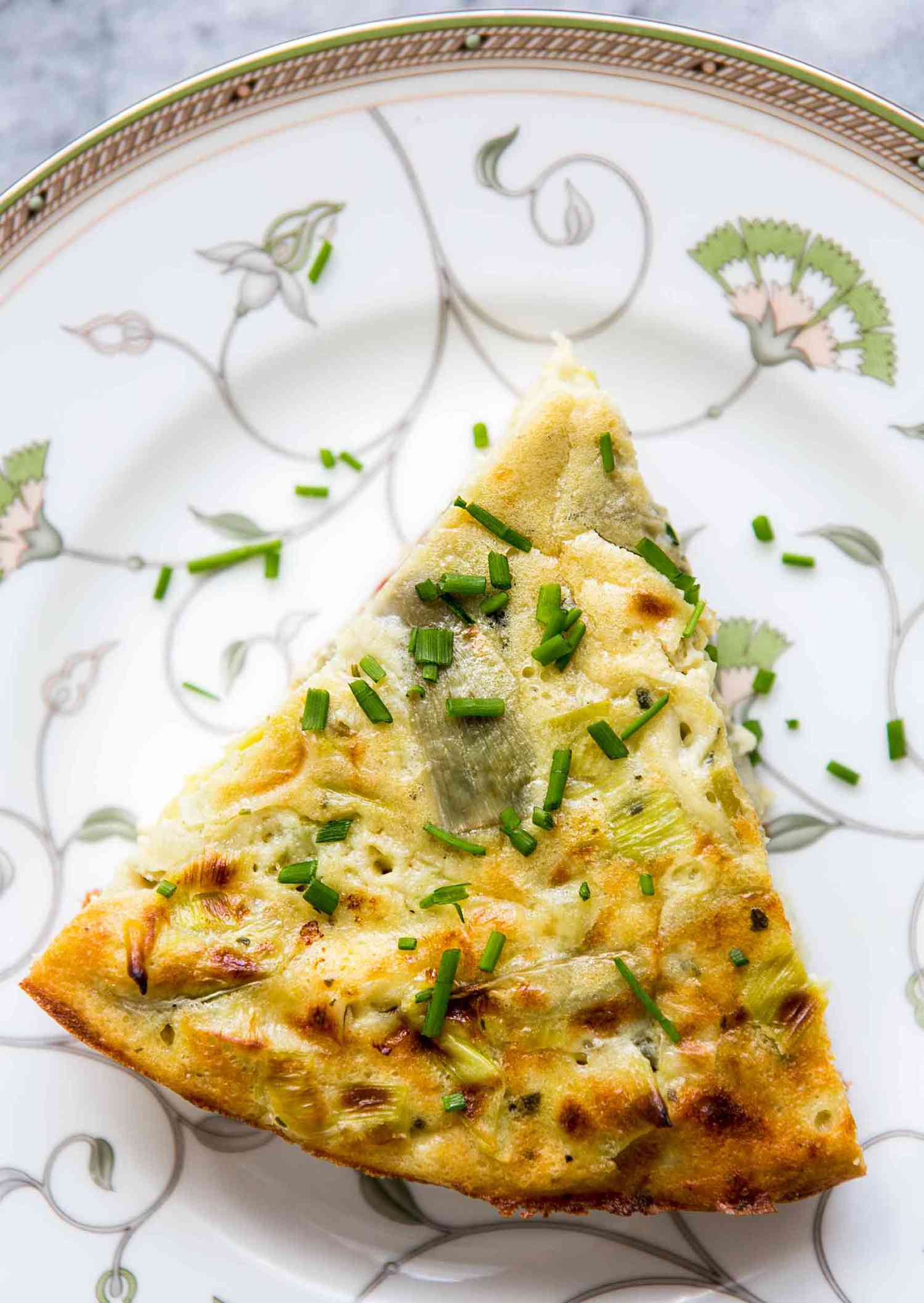 Artichoke Leek Frittata