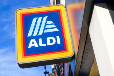 An ALDI sign