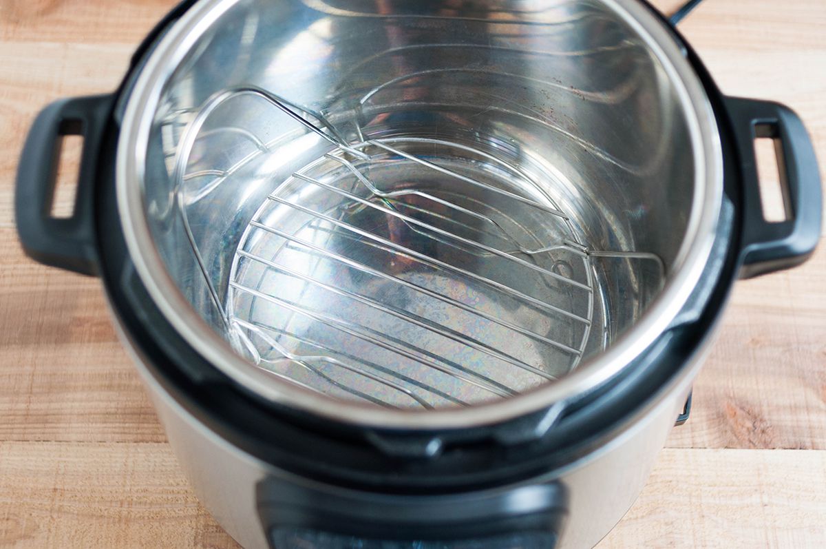 Instant Pot Hard Boiled Eggs - you'll need a steamer rack