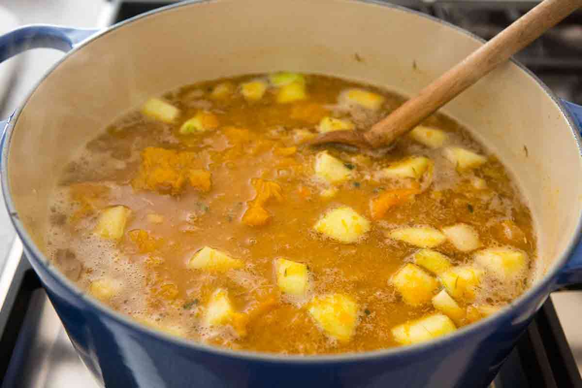 cook pumpkin soup