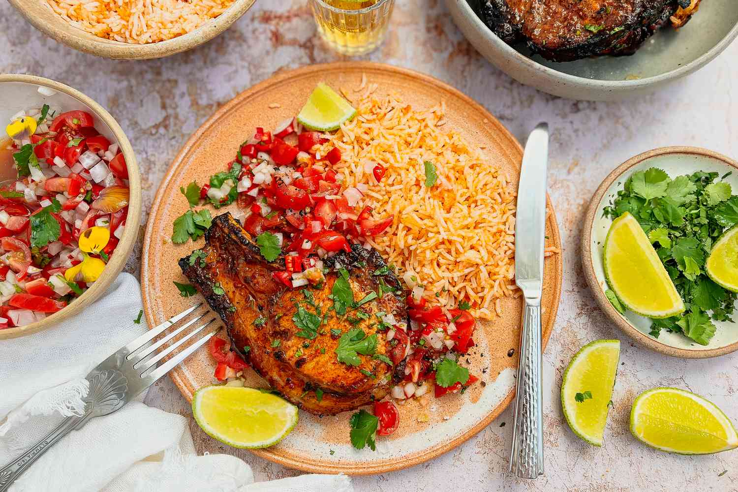 Grilled Pork Chops with Adobo Paste