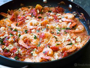 Baked Shrimp with Tomato and Feta
