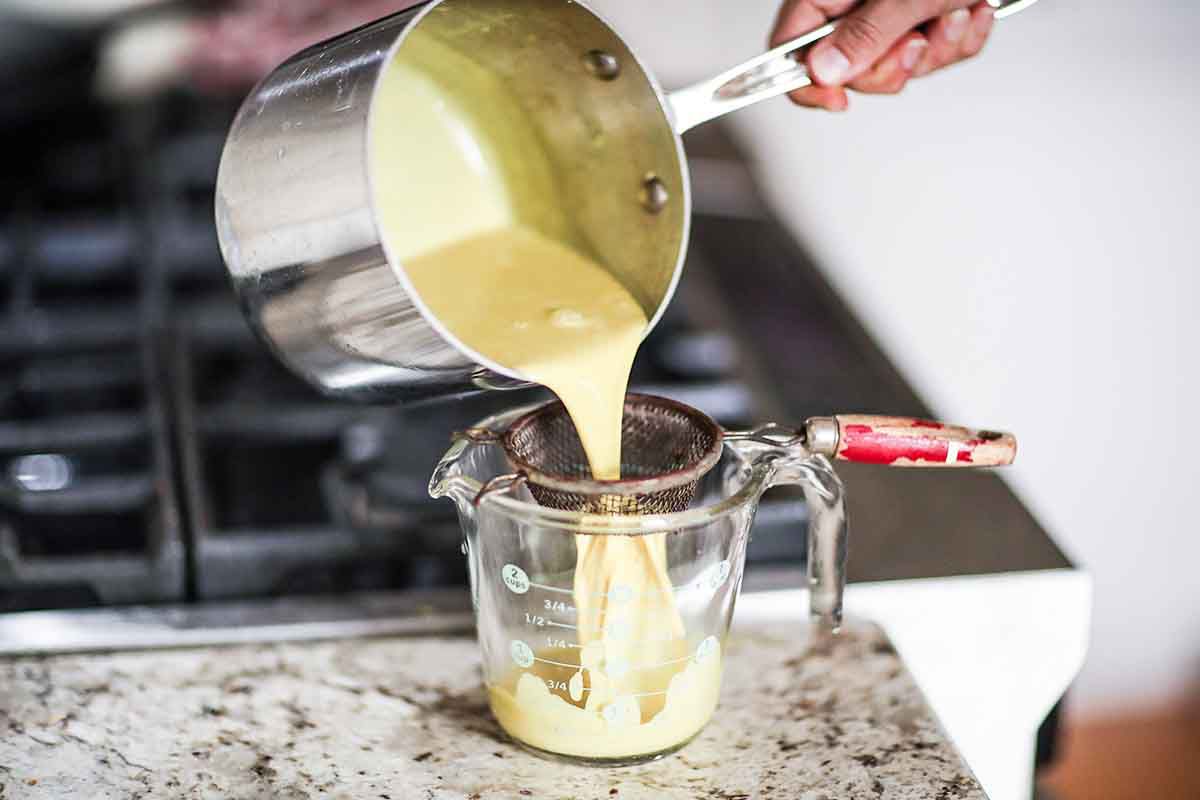 Golden Milk - strain the golden milk
