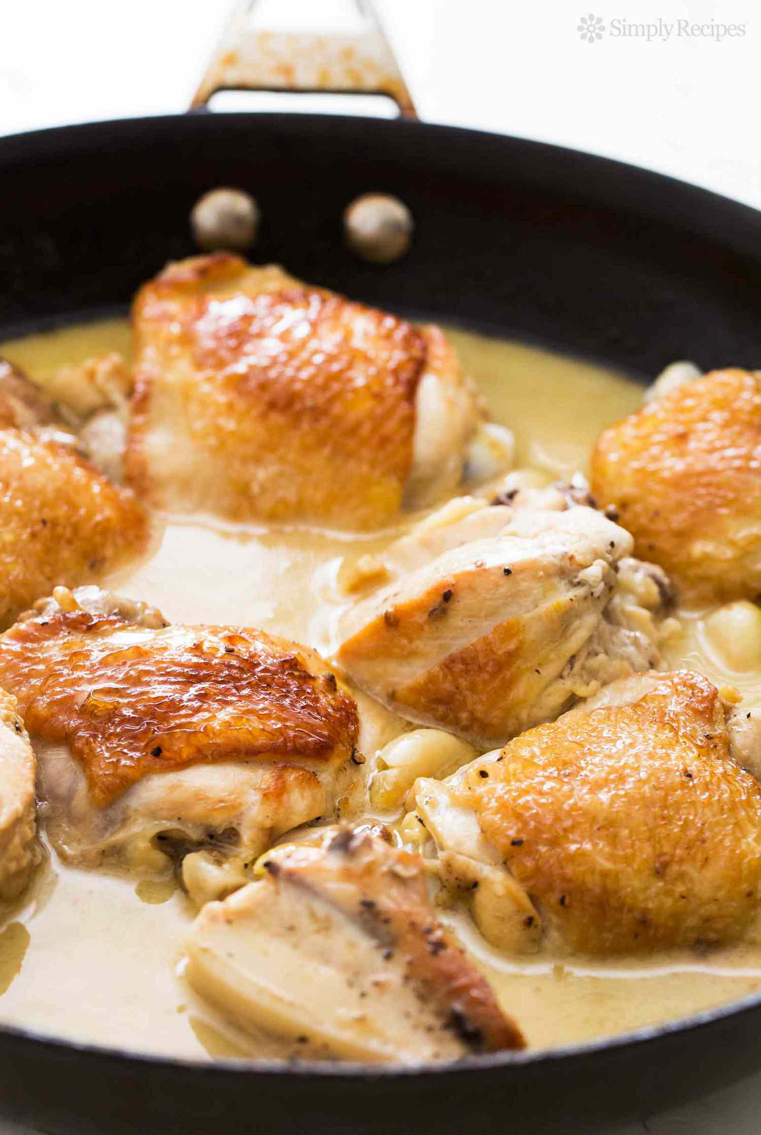 Garlic Chicken White Wine Sauce