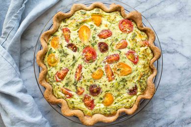 Tomato quiche