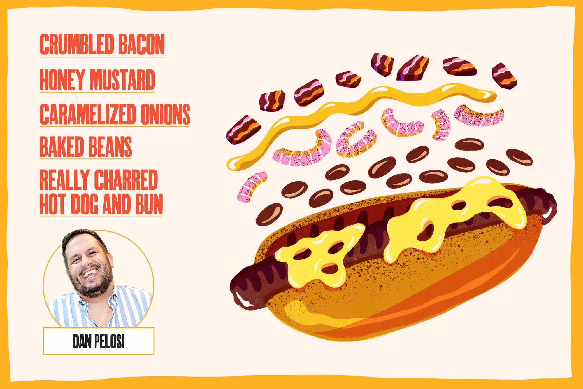Dan Pelosi hot dog