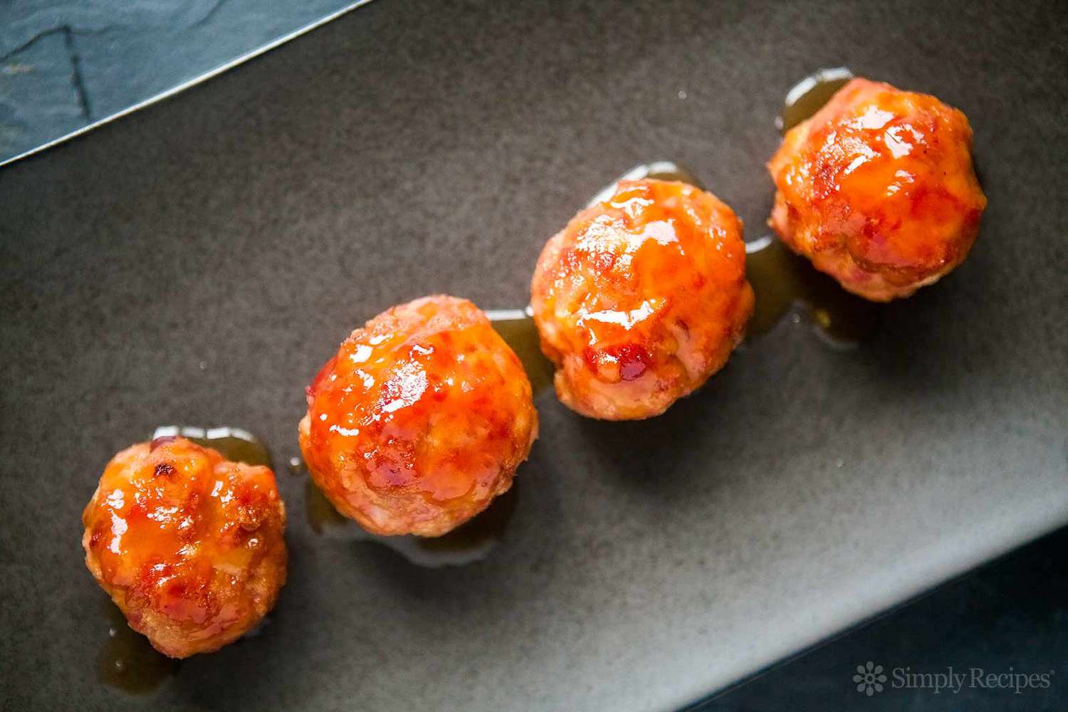 pineapple glazed ham balls