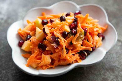 jeweled carrot salad with pomegranate