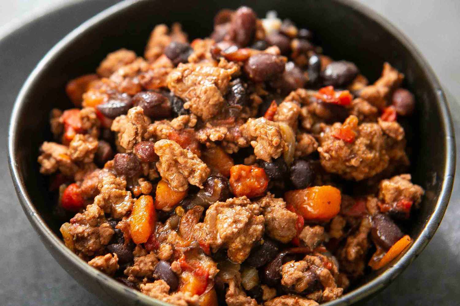 black bean and turkey chili