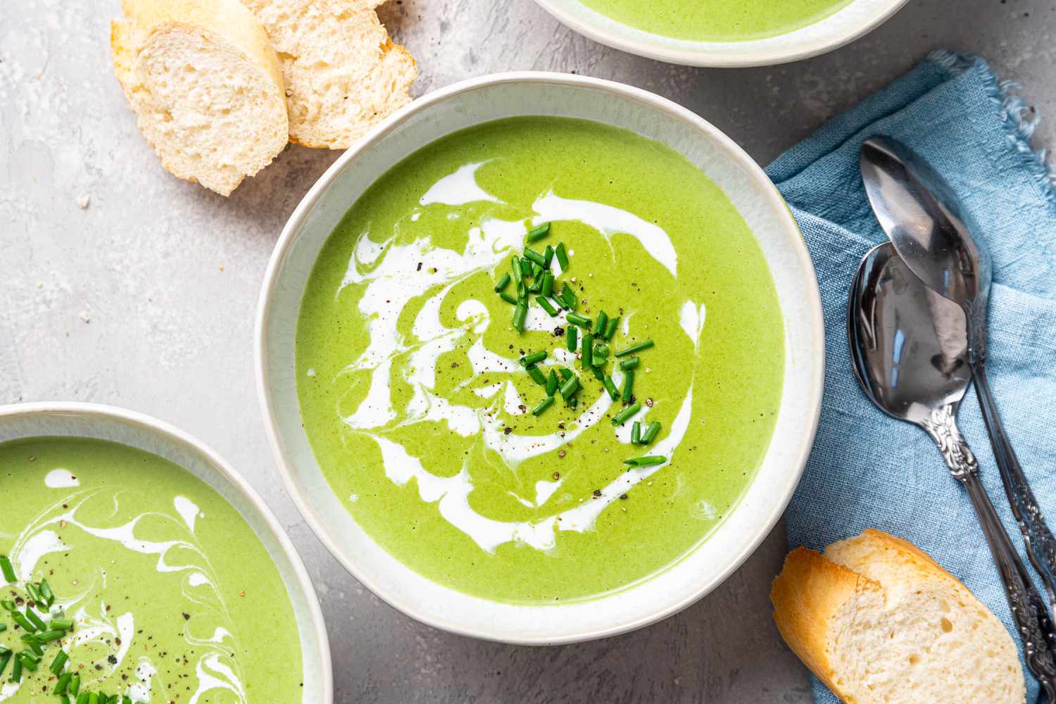 Cream of Spinach Soup to serve 