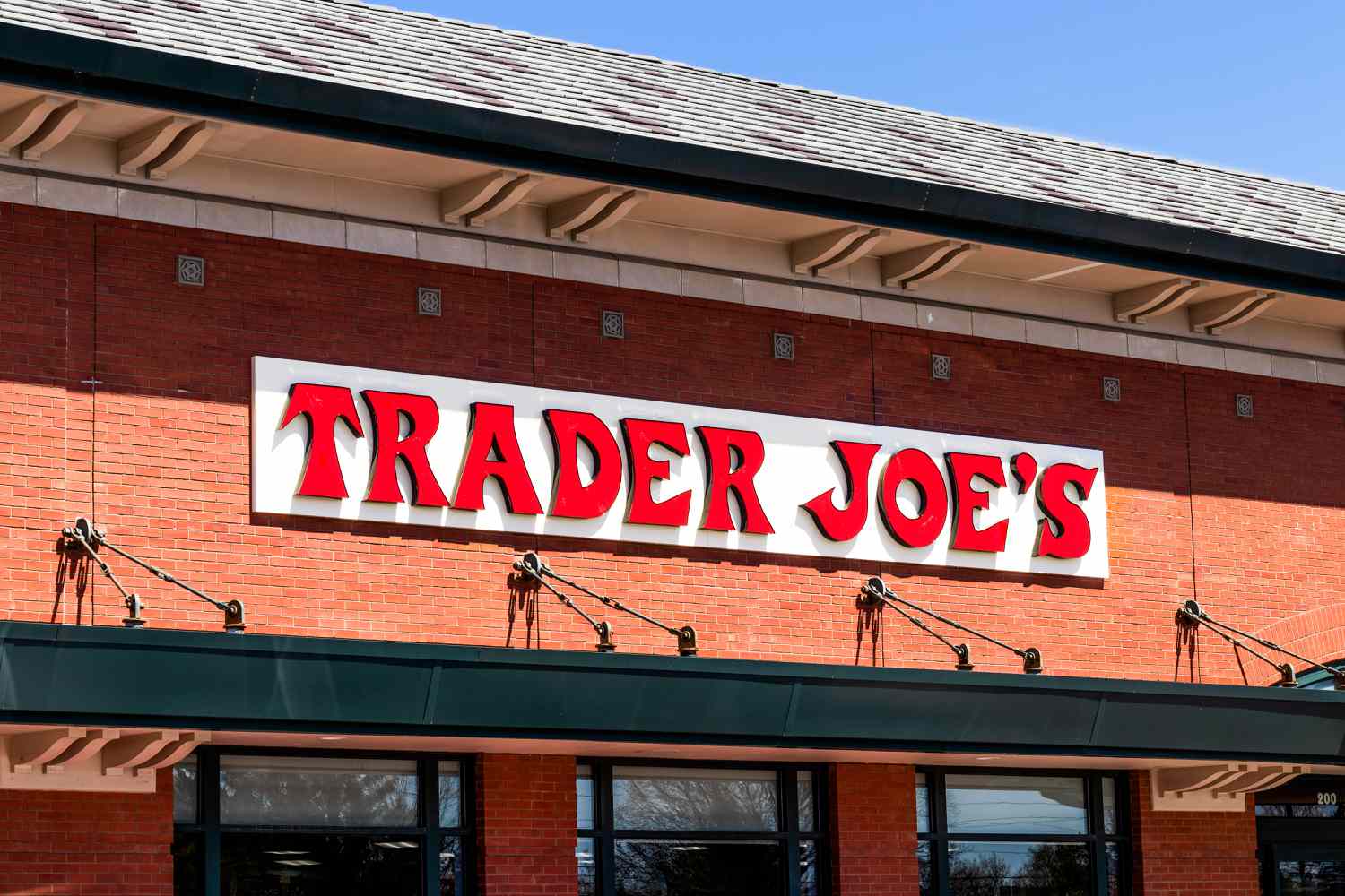 Trader Joe's sign over a storefront