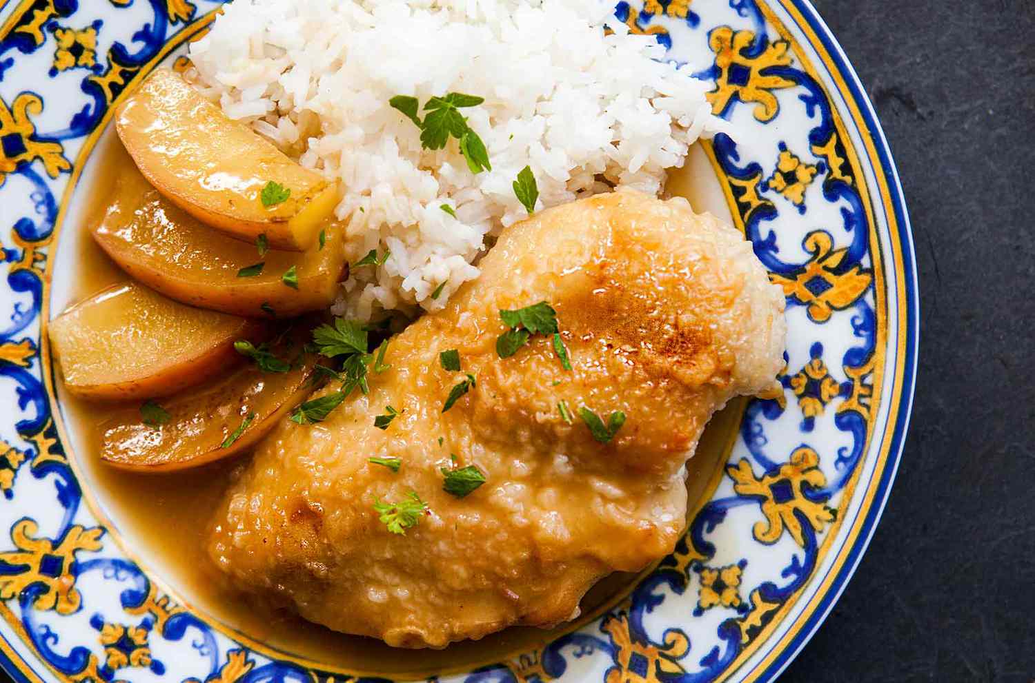 Chicken Apples Honey Mustard