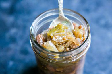 Tomato Chutney made from end of season tomatoes