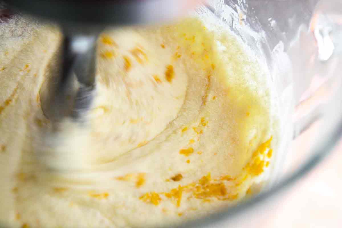 add lemon zest to blueberry lemon poundcake batter