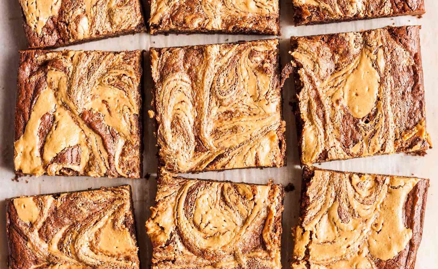 brownies with swirls
